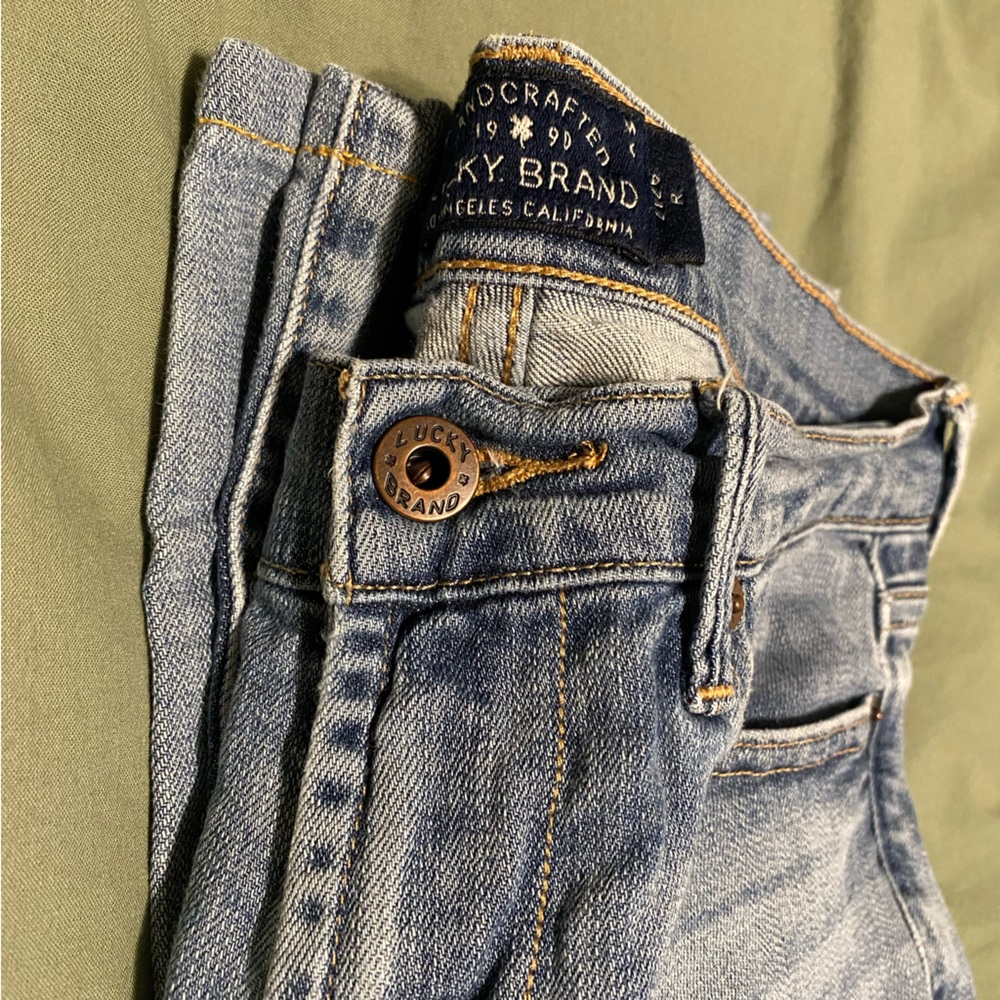 Straight leg jeans